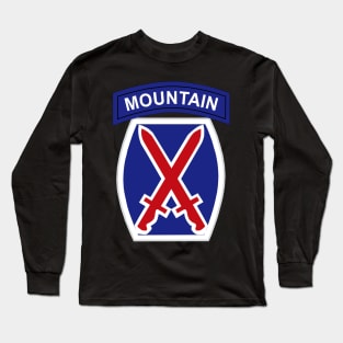 10th Mountain Division wo Txt Long Sleeve T-Shirt